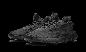 Adidas YEEZY Yeezy Boost 350 V2 Shoes Reflective Black- Static - FU9007 Sneaker MEN