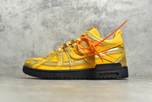 OFF-White x NK Air Rubber Dunk University Gold