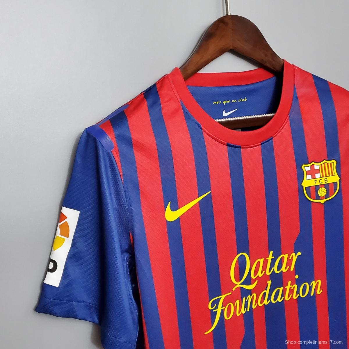 Retro Barcelona 11/12 home Soccer Jersey