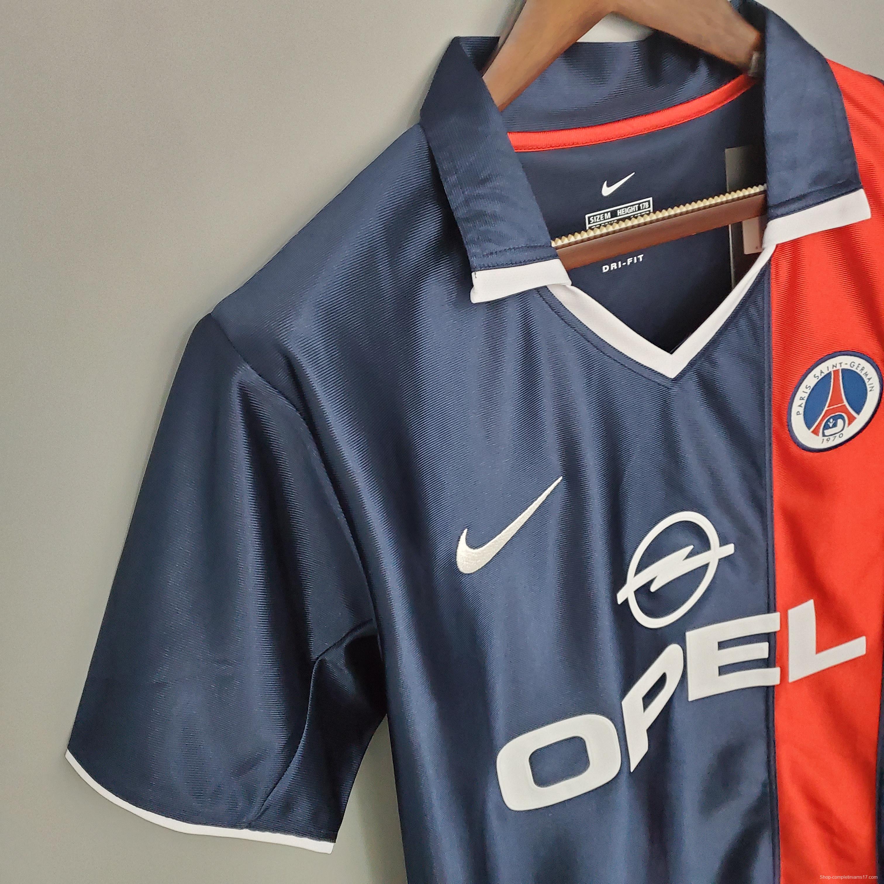 Retro PSG 01/02 home Soccer Jersey