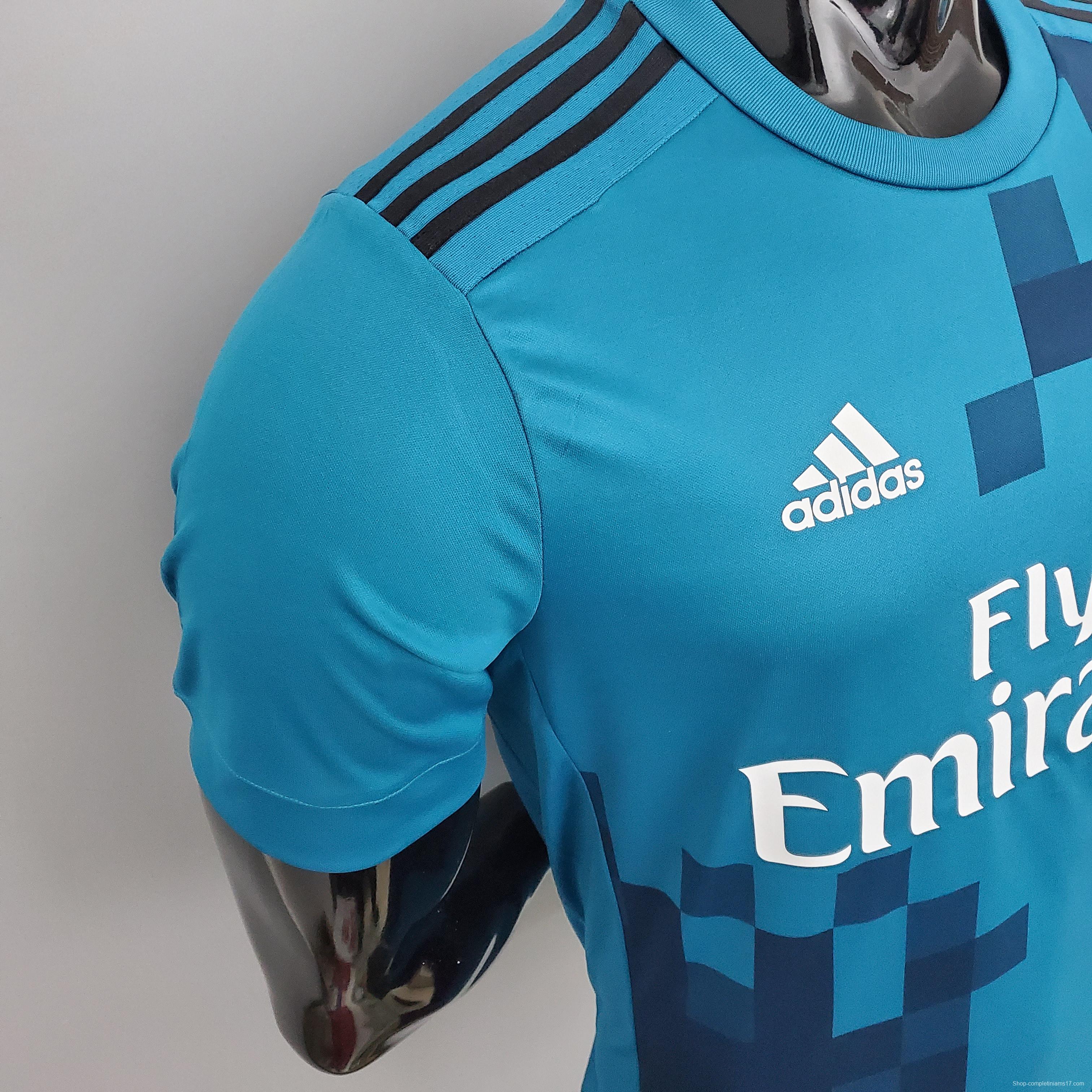 17/18 player version Real Madrid third away Soccer Jersey