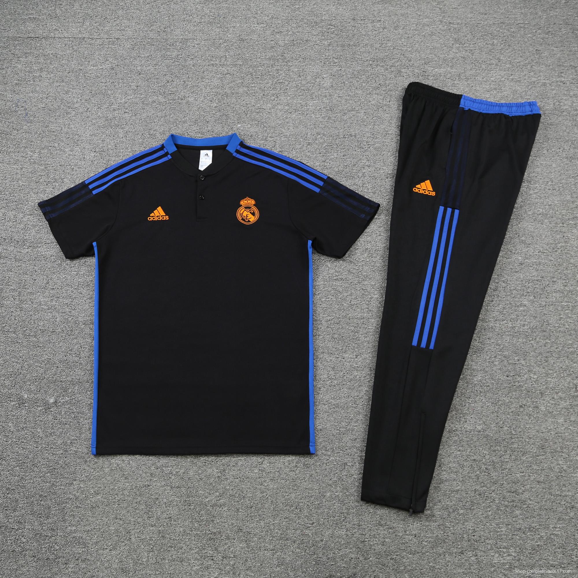 Real Madrid POLO kit black and blue stripes (not supported to be sold separately)