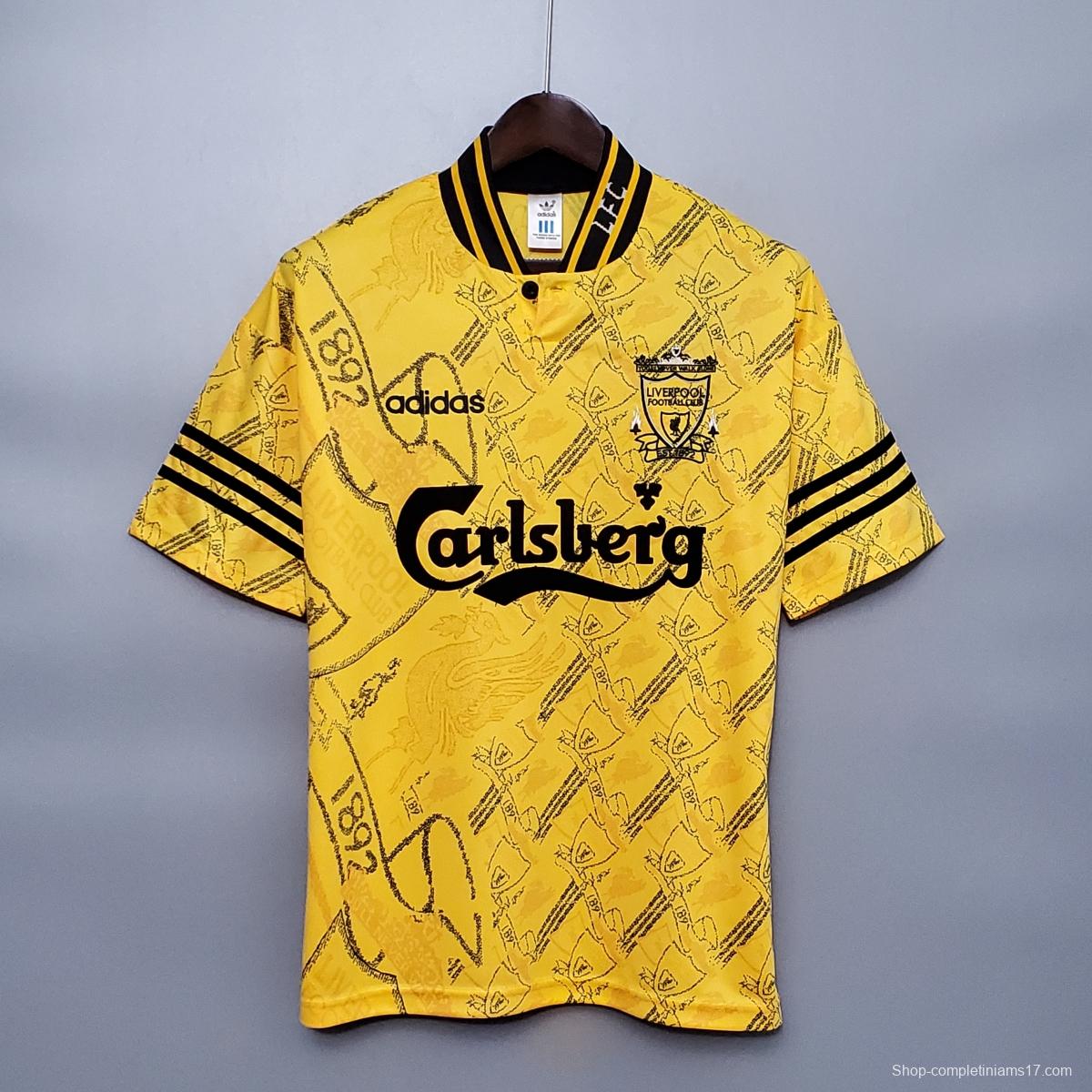 Retro 94/96 Liverpool third away Soccer Jersey