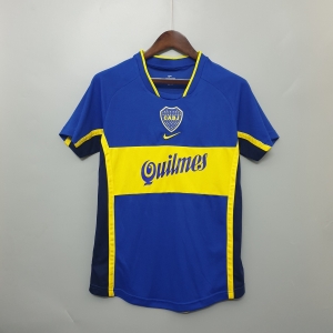 Boca Juniors 2001 retro shirt home Soccer Jersey