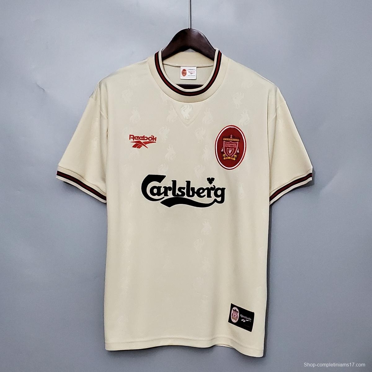 Retro 96/97 Liverpool away Soccer Jersey