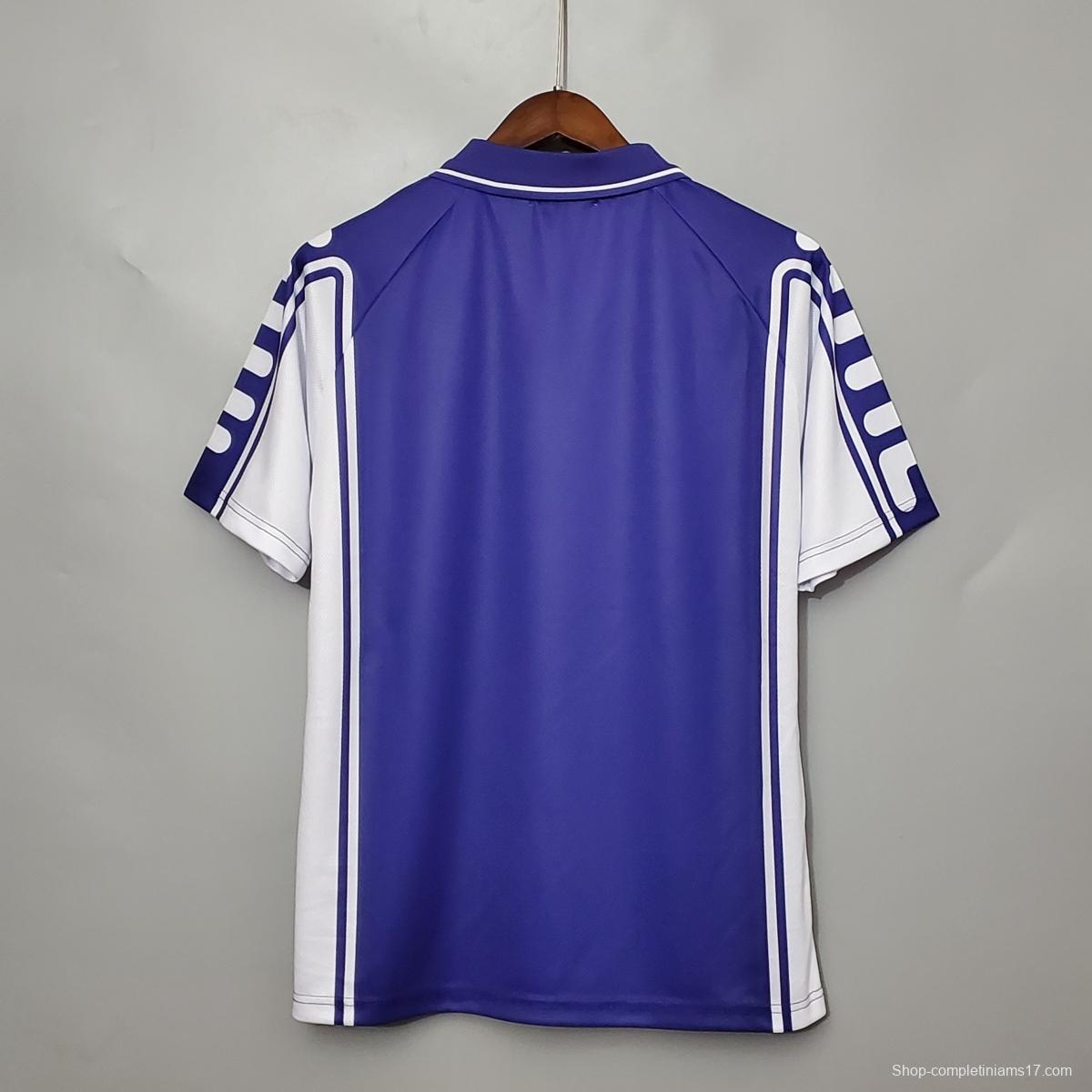 Retro 99/00 Fiorentina home Soccer Jersey