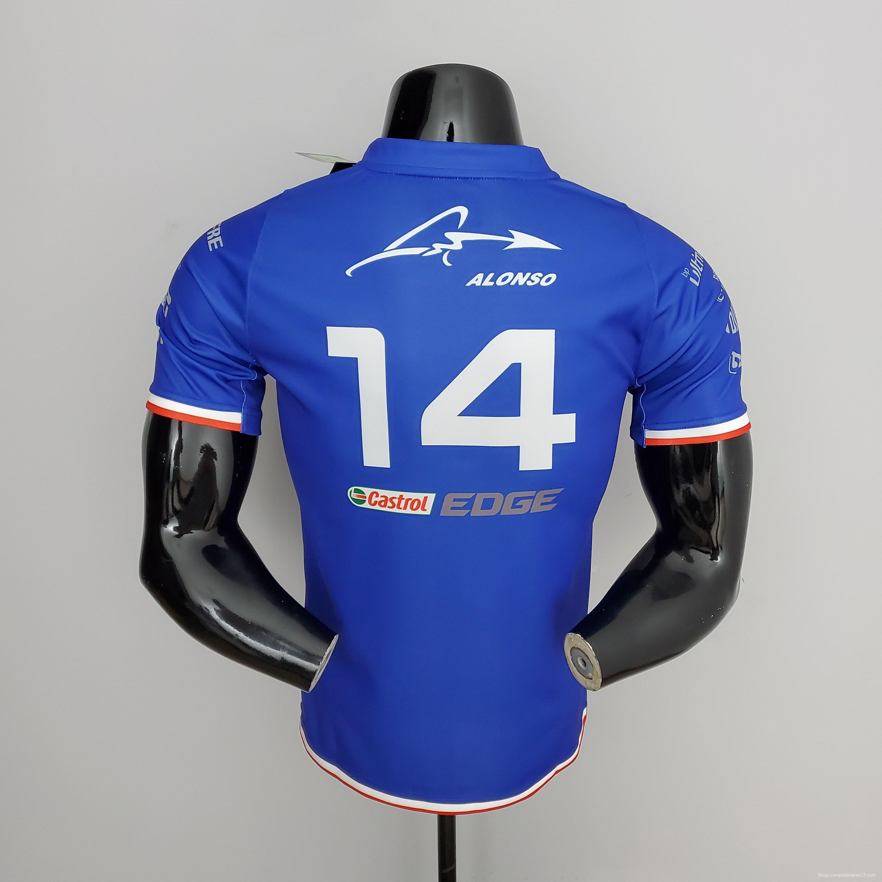 F1 Formula One 2022 Blue S-5XL