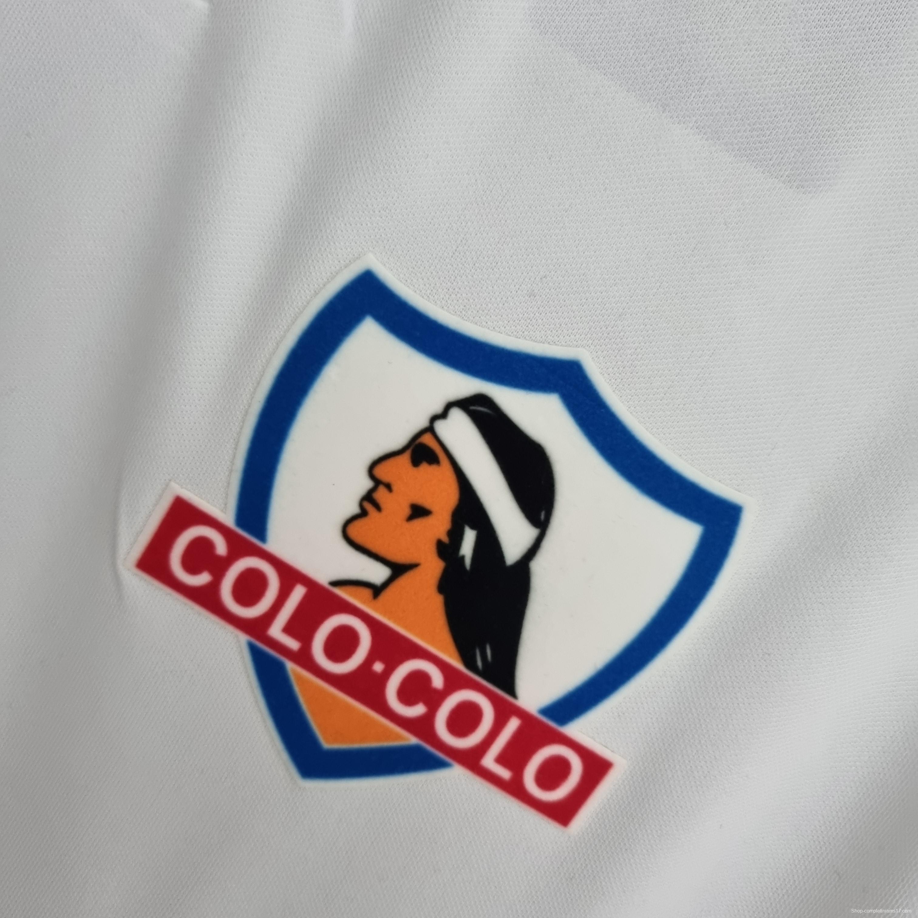 Retro 1992 Colo Colo home Soccer Jersey