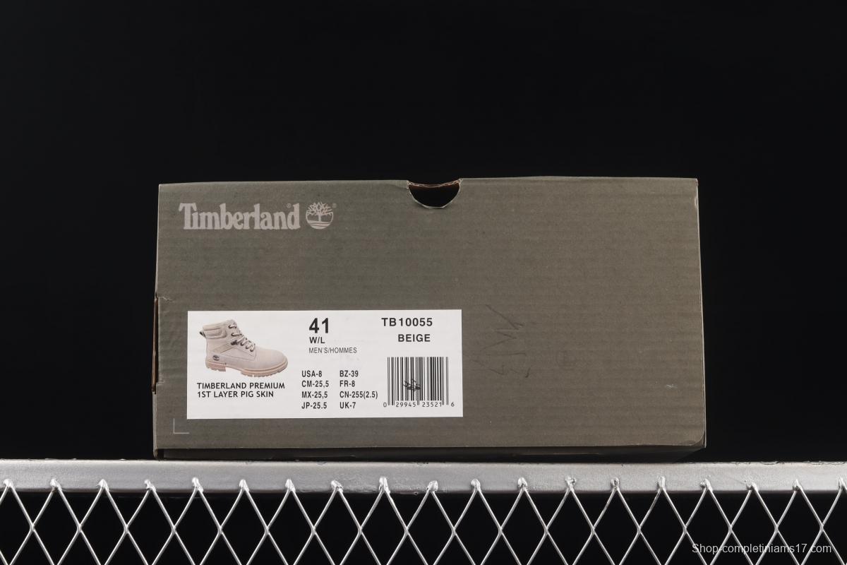 Timberland 21ss autumn and winter new high-top casual shoes TB10055BEIGE