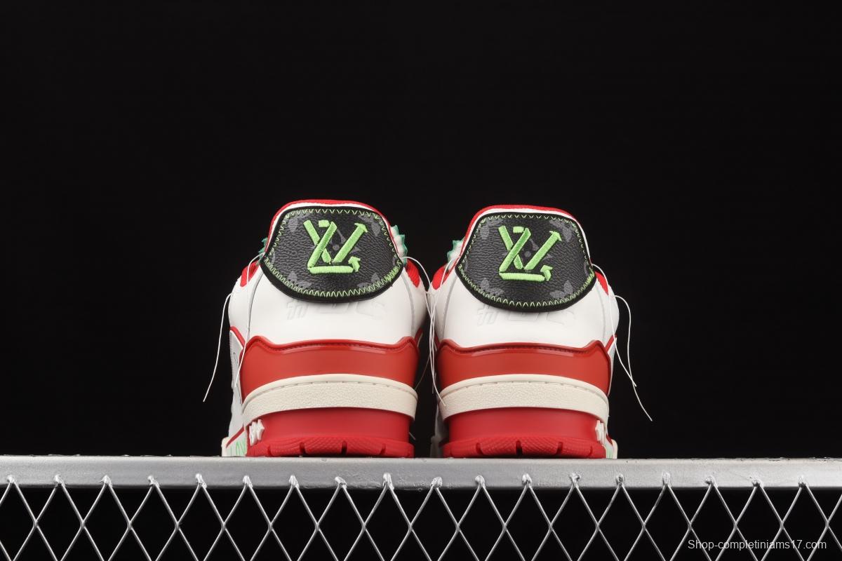 Authentic LV 2021s LV Trainer is limited to the latest color matching in autumn