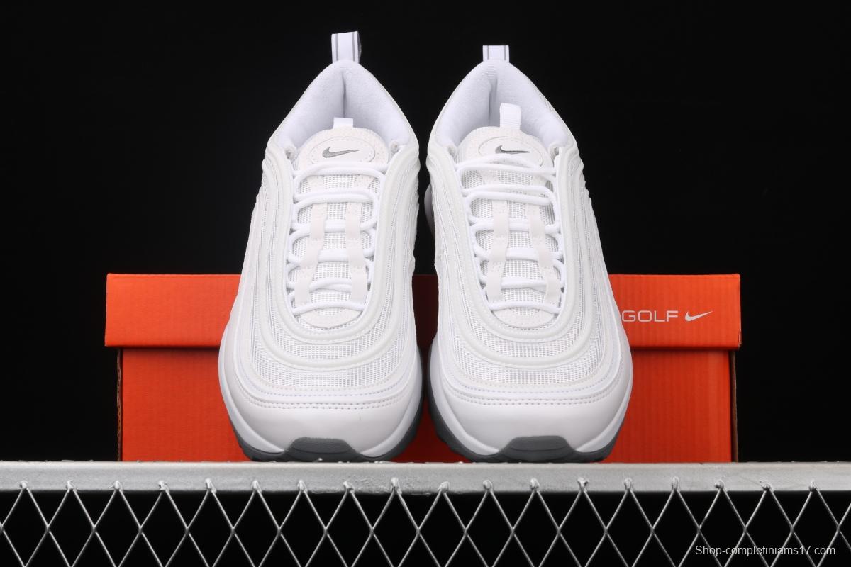 NIKE Air Max 97 Golf Golf shoes Classic Crossing bullet Air cushion running shoes CI7538-100