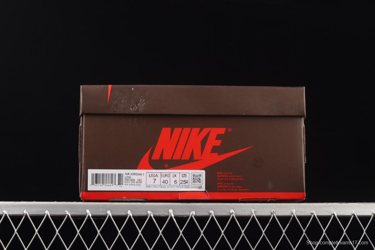 Fragment design x Travis Scott x NIKE Air Jordan 1 Low OG TS Joint Lightning Barb DM7866-162