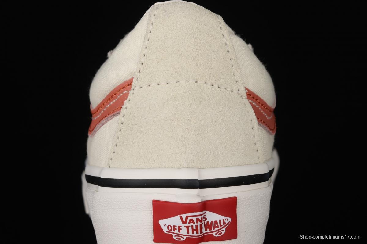 Vans Sk8-Low Reissue S classic rice white orange low-top casual canvas shoes VN0A4UWI4WU