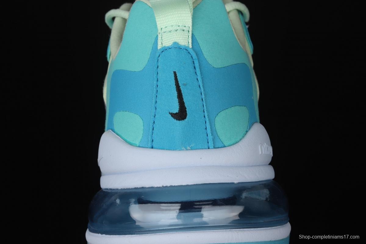 NIKE Air Max 270React high frequency mesh function half palm air cushion running shoes AO4971-301