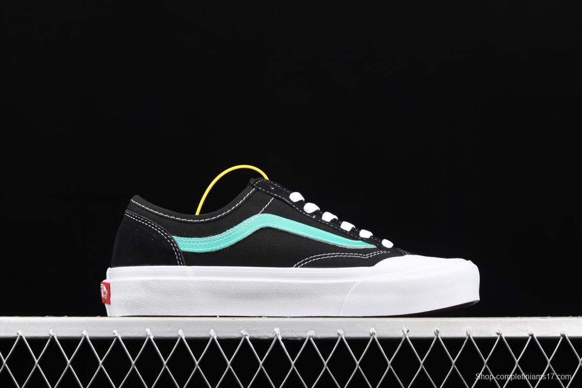 Vans Style 36 new edge half crescent toe black bran fruit green low-top casual board shoes VN0AWM33FJ