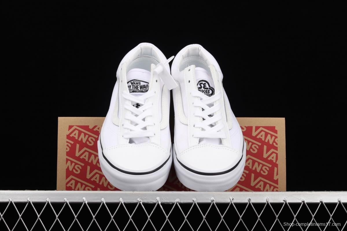 Vans x Se Bilkes Style 36 joint white 3M reflective low-top casual board shoes VN0A54F64YS