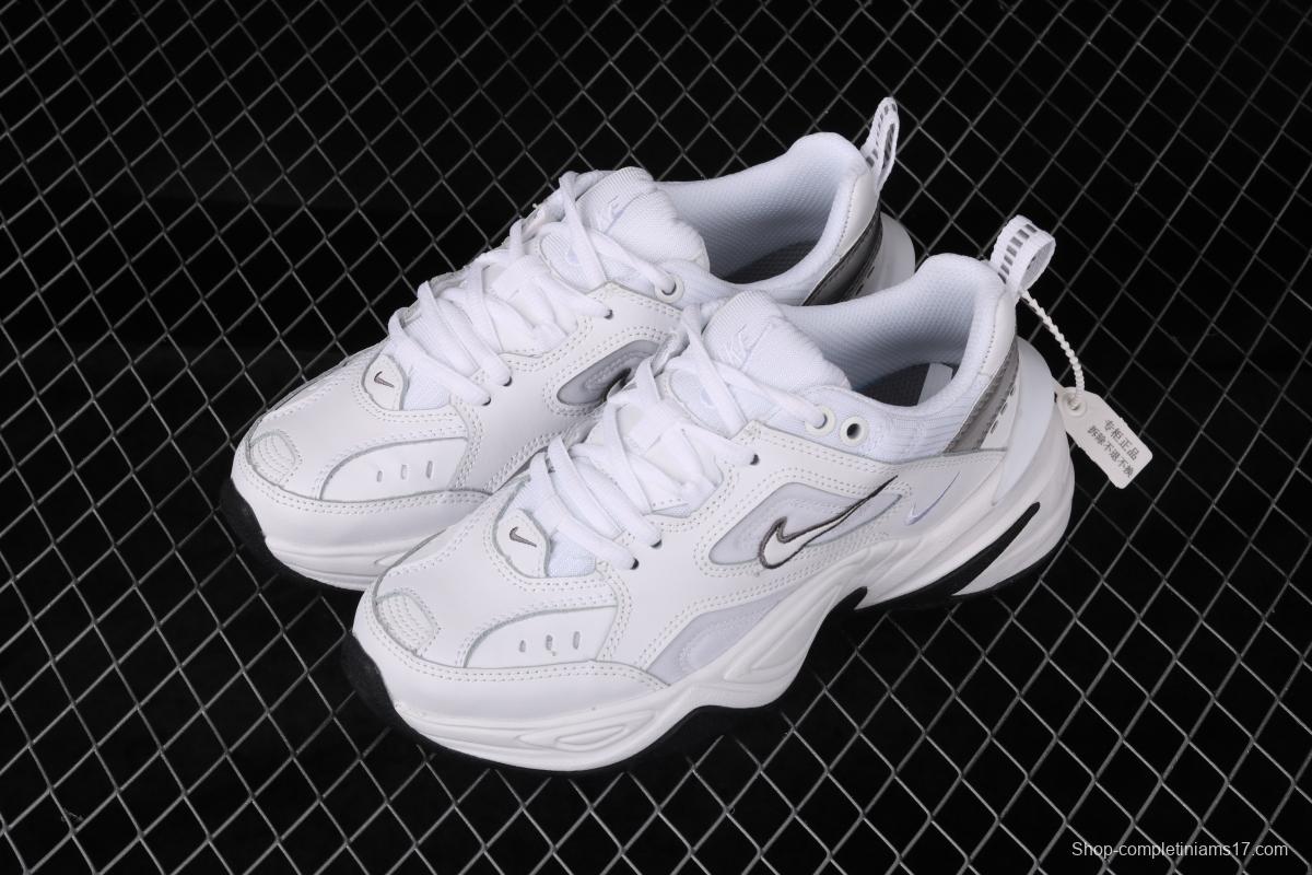 NIKE M2K Tekno white and gray color retro sports daddy shoes BQ3378-100