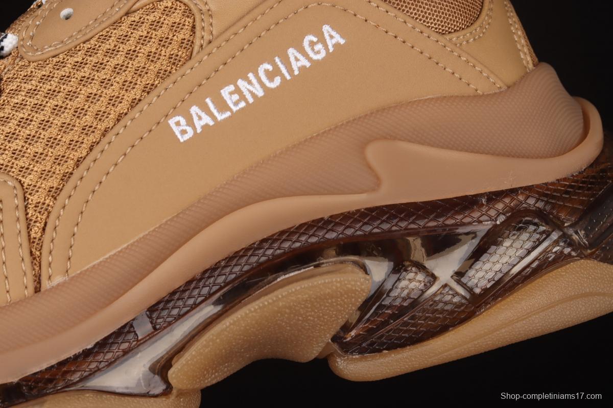 Balenciaga Triple S 3.0 full-combination nitrogen crystal outsole W2GA12706 for retro casual running shoes