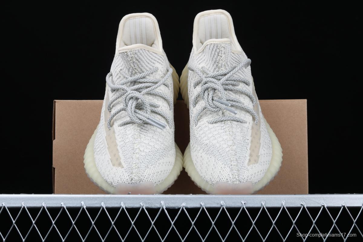 Adidas Yeezy 350 Boost V2 FV3254 Darth Coconut 350 second generation beard white hollowed-out star color