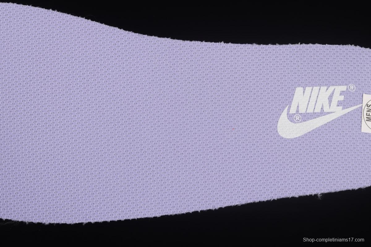 NIKE SB DUNK Low Prm white light purple color SB buckle rebound fashion leisure board shoes DM9467-500