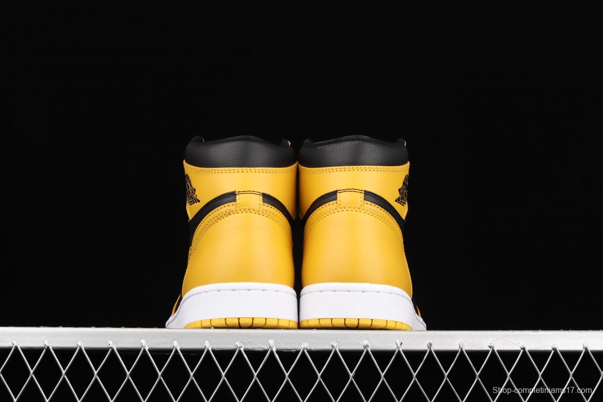 Air Jordan 1 High OG Pollen black and yellow 555088-701