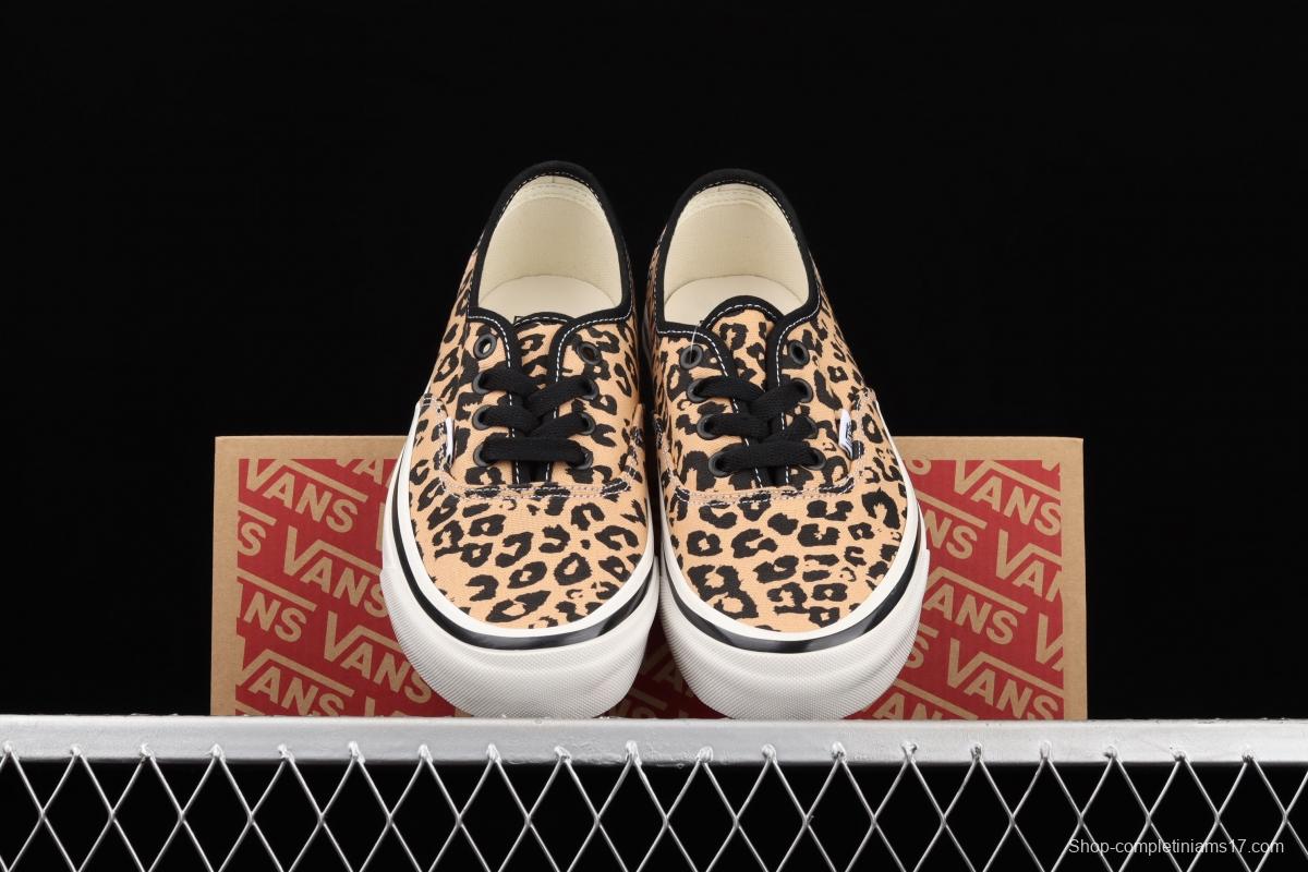 Vans Authentic 44 DX Anaheim low top leopard print low top board shoes VN0A54F29GI