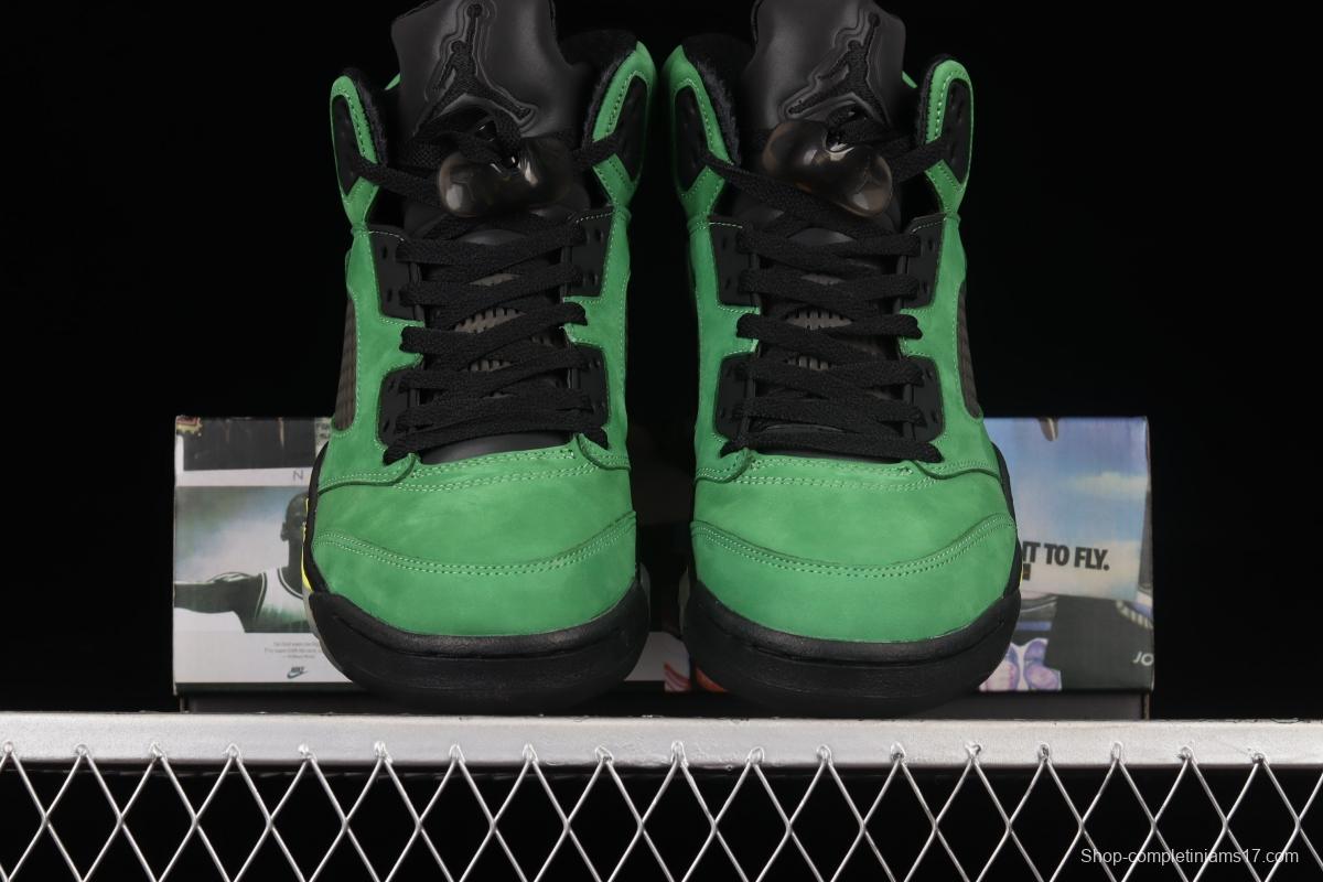 Air Jordan 5 SE Oregon Ducks Oregon Apple Green CK6631-307