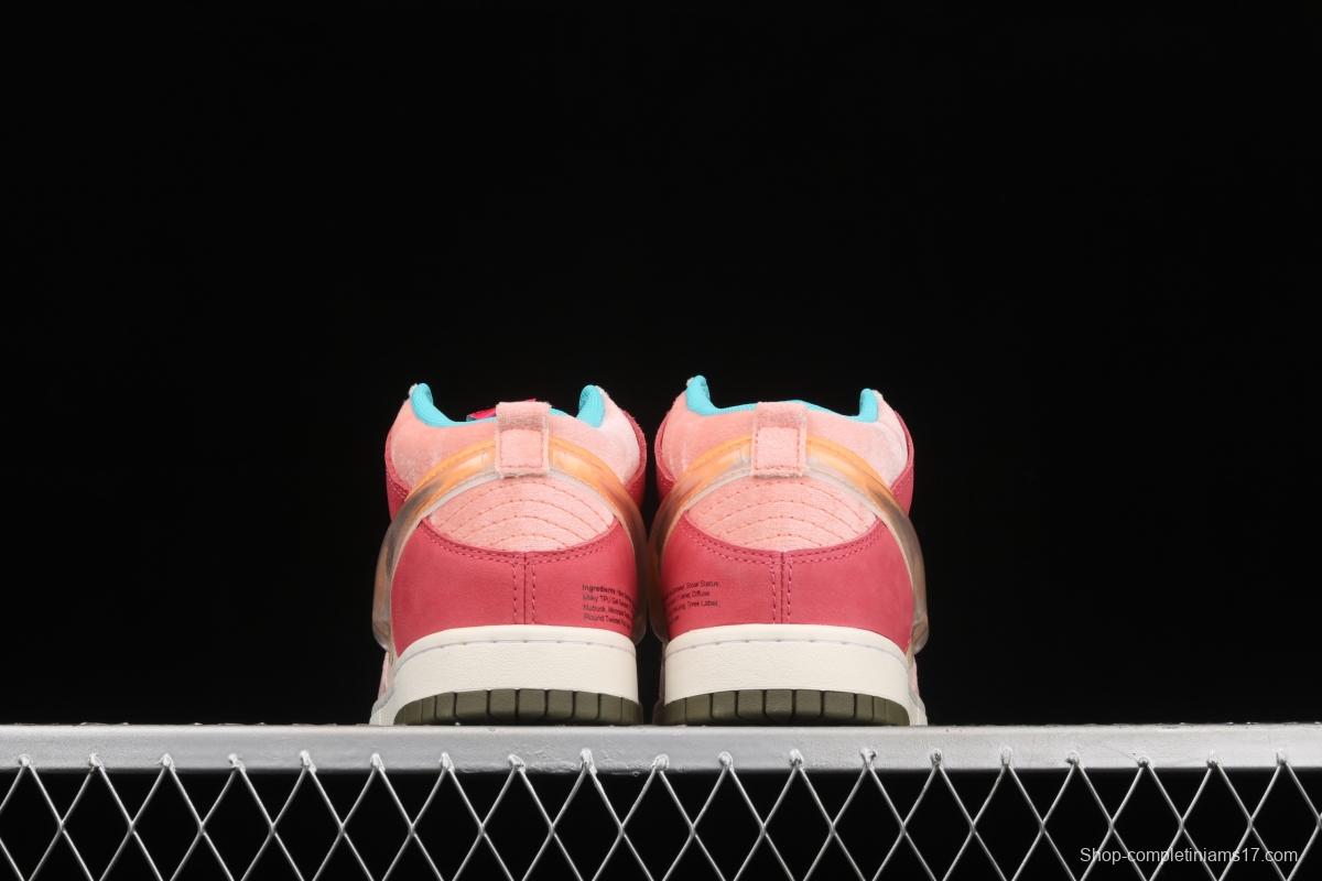 Social Status x NIKE SB DUNK High Pro QS joint style jelly hook high-top casual board shoes DJ1173-600