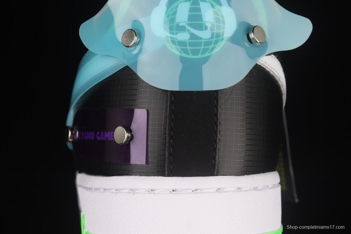 NIKE Air Force 11607 Have A Good Game super sci-fi e-sports theme low-top casual board shoes DO7085-011,