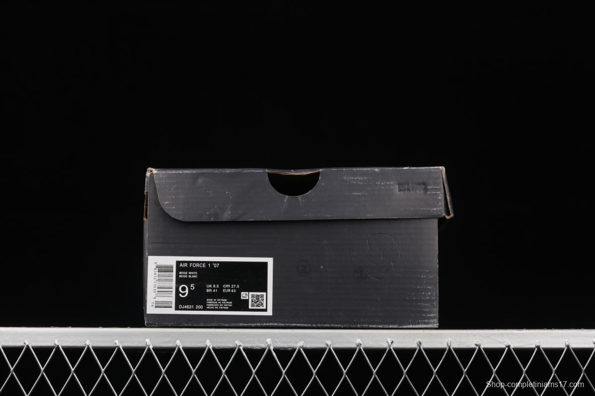 NIKE Air Force 1x07 canvas low-top casual board shoes DJ4631-200