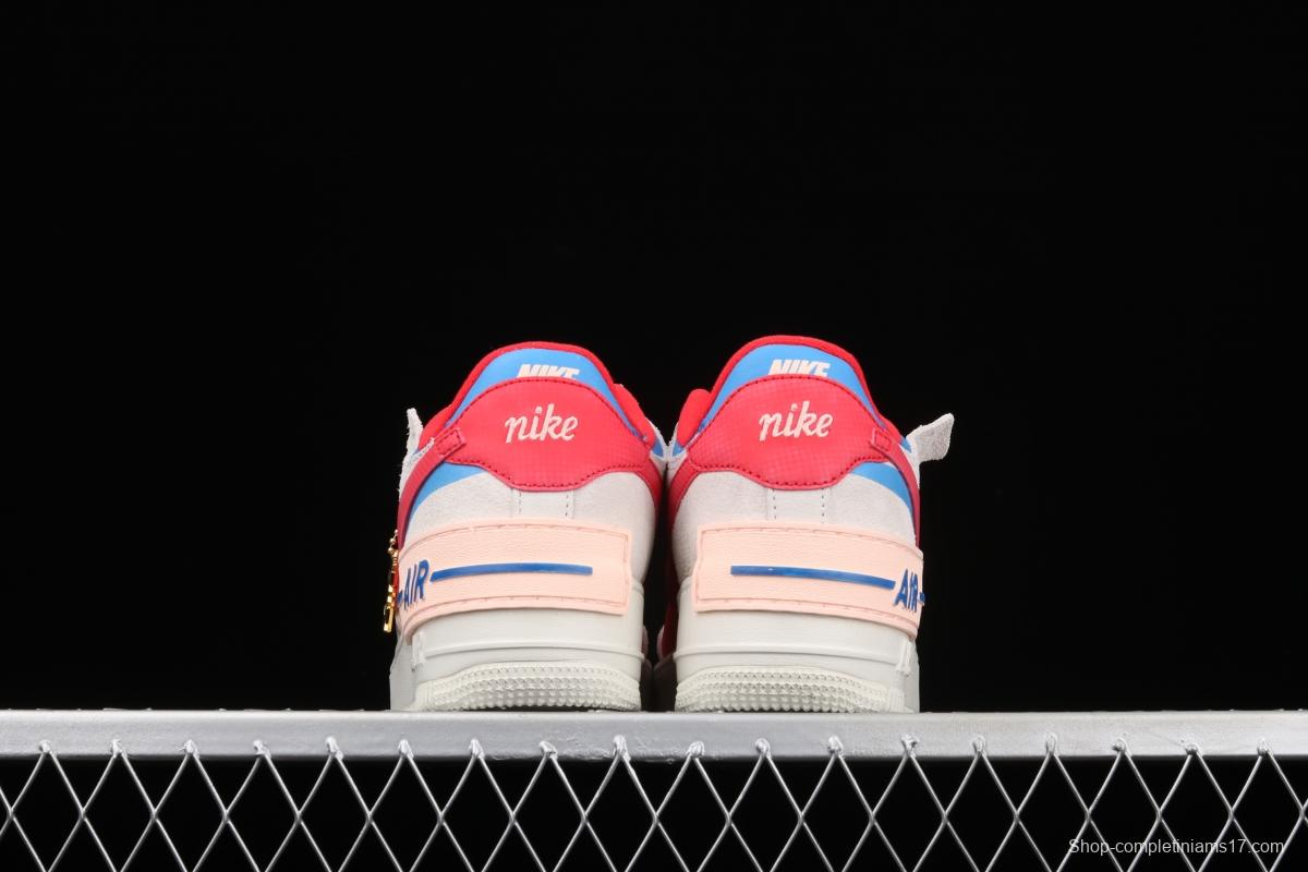 NIKE Air Force 1 ShAdidasow Rtl light weight heightened low-top board shoes CU8591-100
