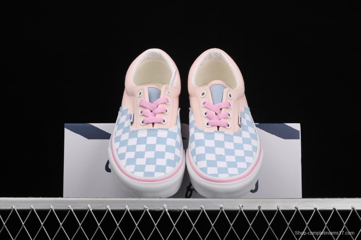 Vans Era blue powder checkerboard low-top casual board shoes VN0A4BV5VEG