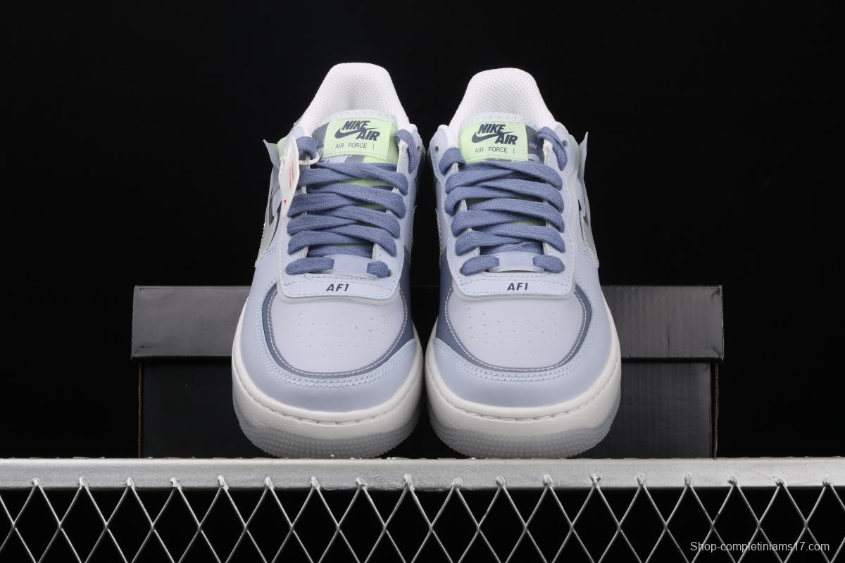 NIKE Air Force 1 ShAdidasow light weight heightened low-top 100-board shoes CK6561-001