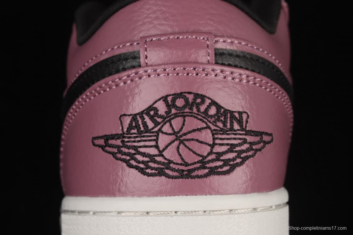 Air Jordan 1 Low Magenta magenta black low gang culture leisure sports board shoes DC7268-500