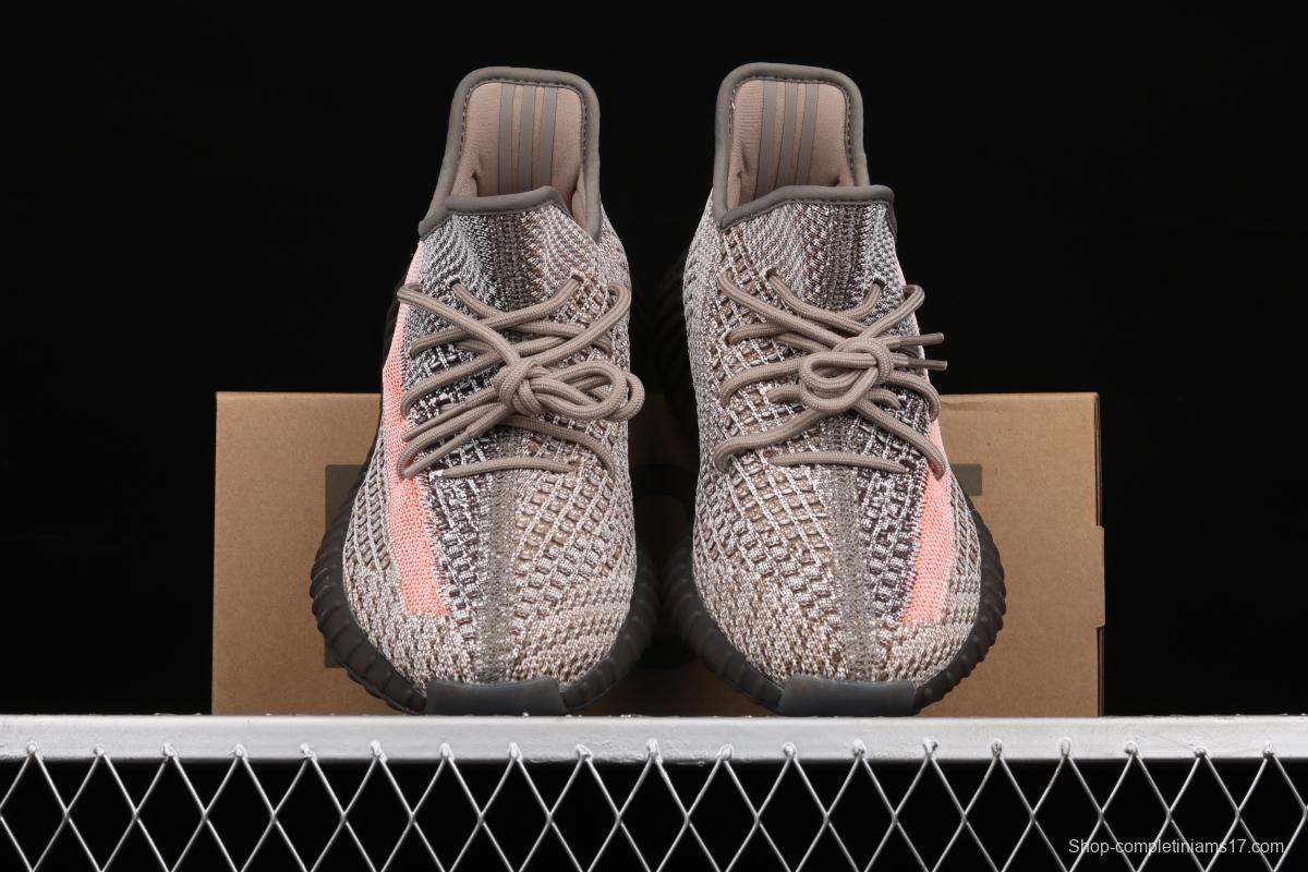 Adidas Yeezy 350 Boost V2 Ash Stone GW0089 Darth Coconut 350 second generation hollowed-out volcanic lime powder color BASF Boost original