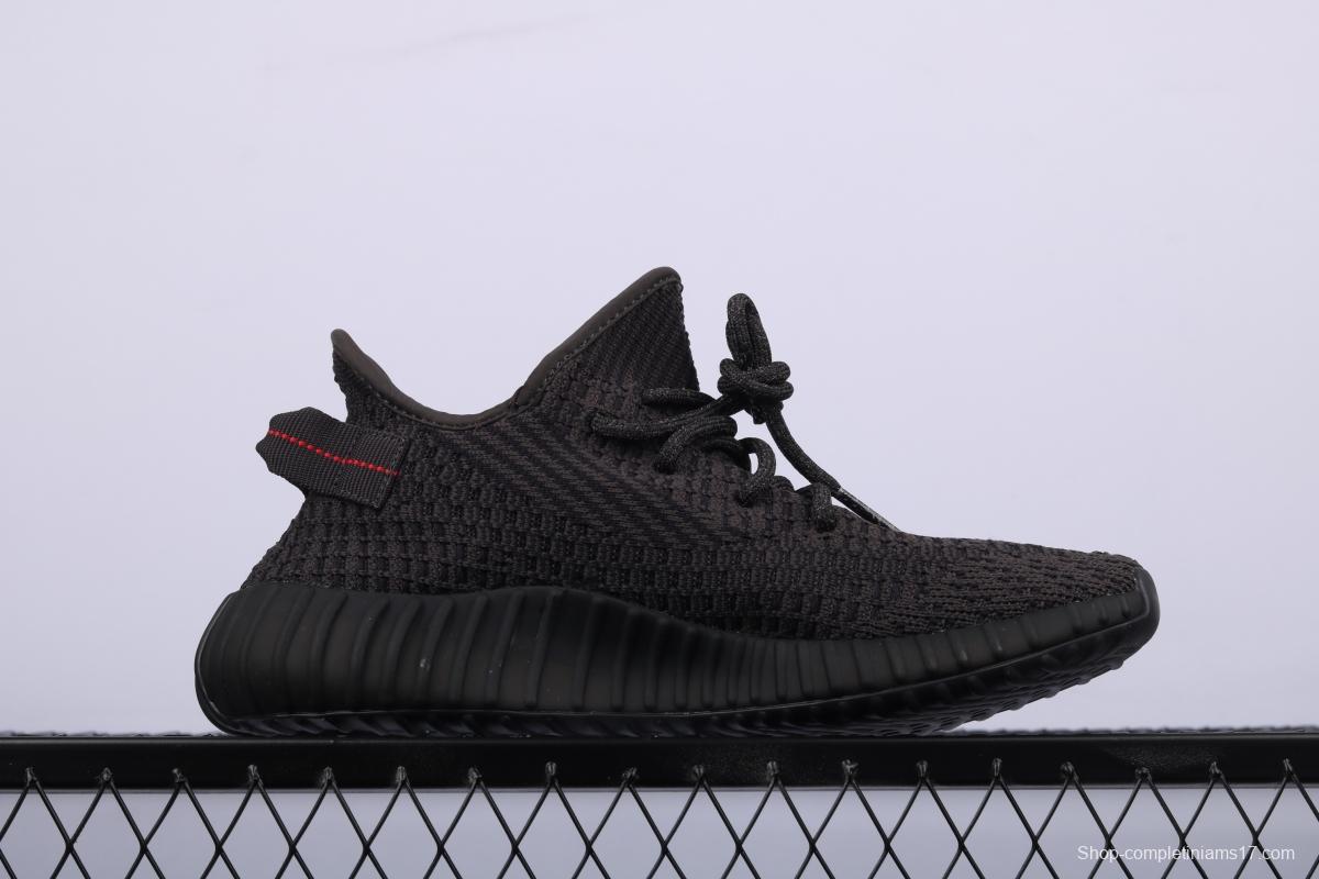 Adidas Yeezy 350 Boost V2 FU9006 Darth Coconut 350 second generation black angel hollowed-out silk color matching