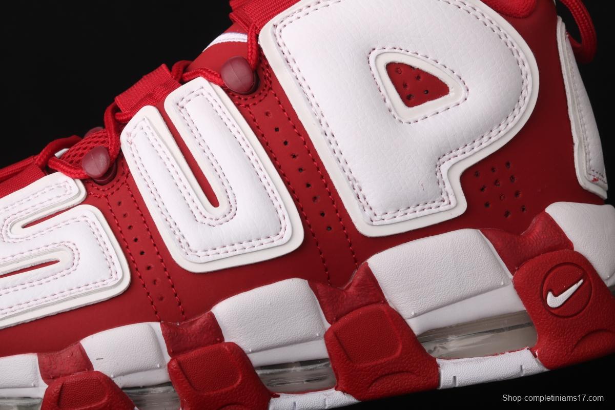 Supreme x NIKE Air More Uptempo co-signed AIR classic high street leisure sports basketball shoes 902290-600