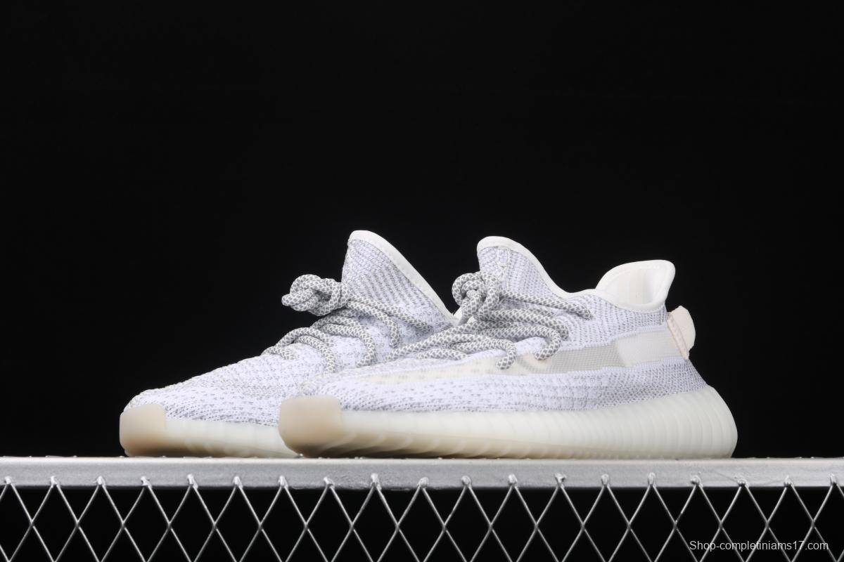 Adidas Yeezy Boost 350 V2 Static EF2367 Darth Coconut 350 second generation hollowed-out silk star BASF popcorn