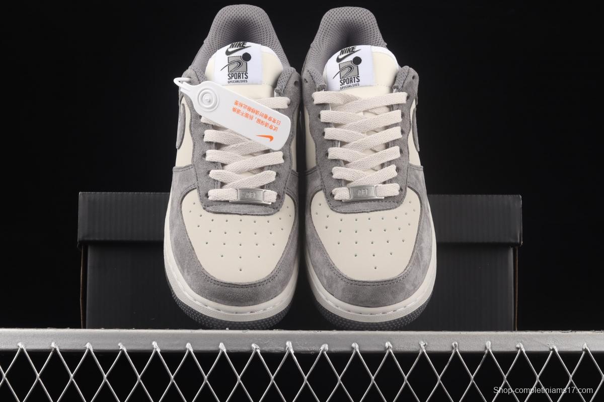 NIKE Air Force 11407 Low Wolf Grey 3M reflective low-top casual board shoes CW2288-866