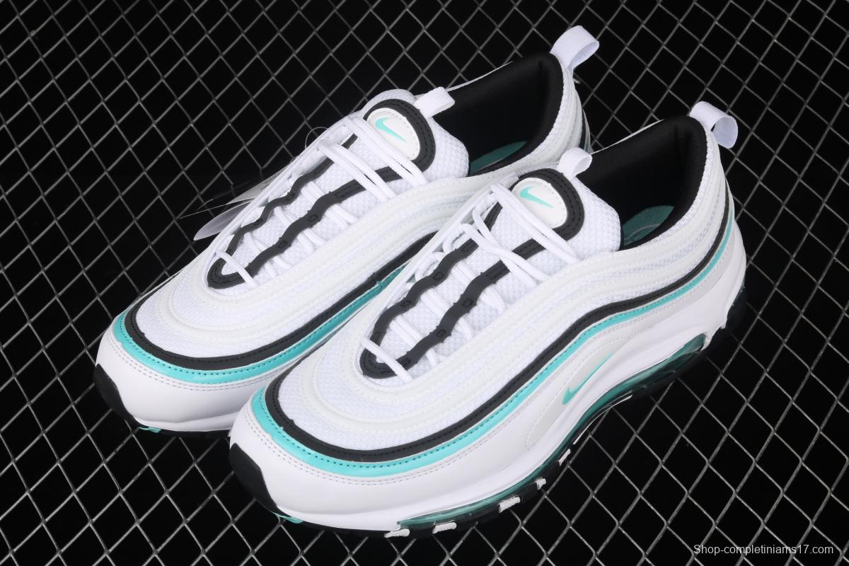 NIKE Air Max 97 White and green bullet air cushion running shoes CZ3574-130