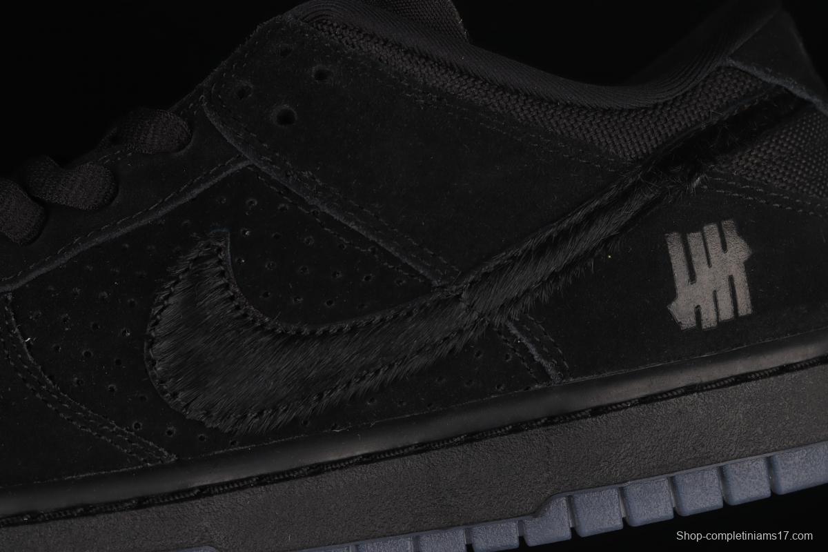 UNDFEATED x NIKE DUNK Low black soul color dunk series low-side leisure sports skateboard shoes DO9329-001