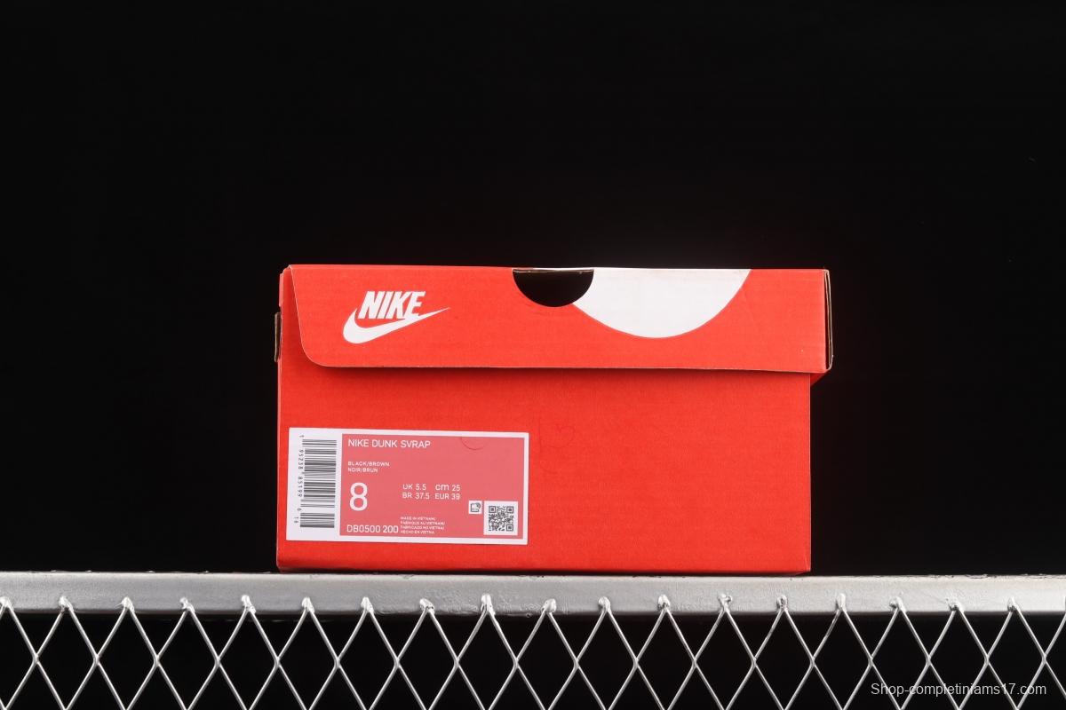 NIKE DUNK Svrap stitching and stitching low-top skateboard shoes green DB0500-200