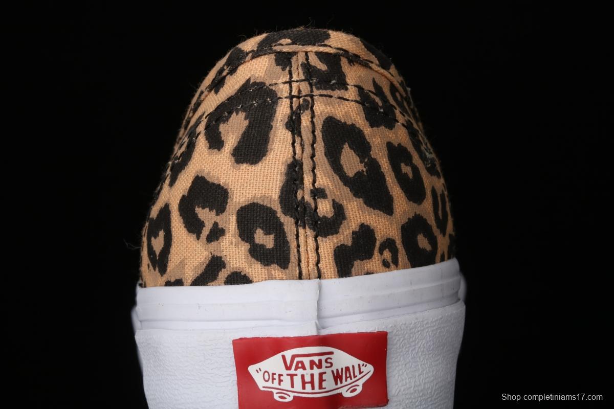 Vans Authentic 2021SS official website limited leopard print low-top casual board shoes VN0AODUNQQ