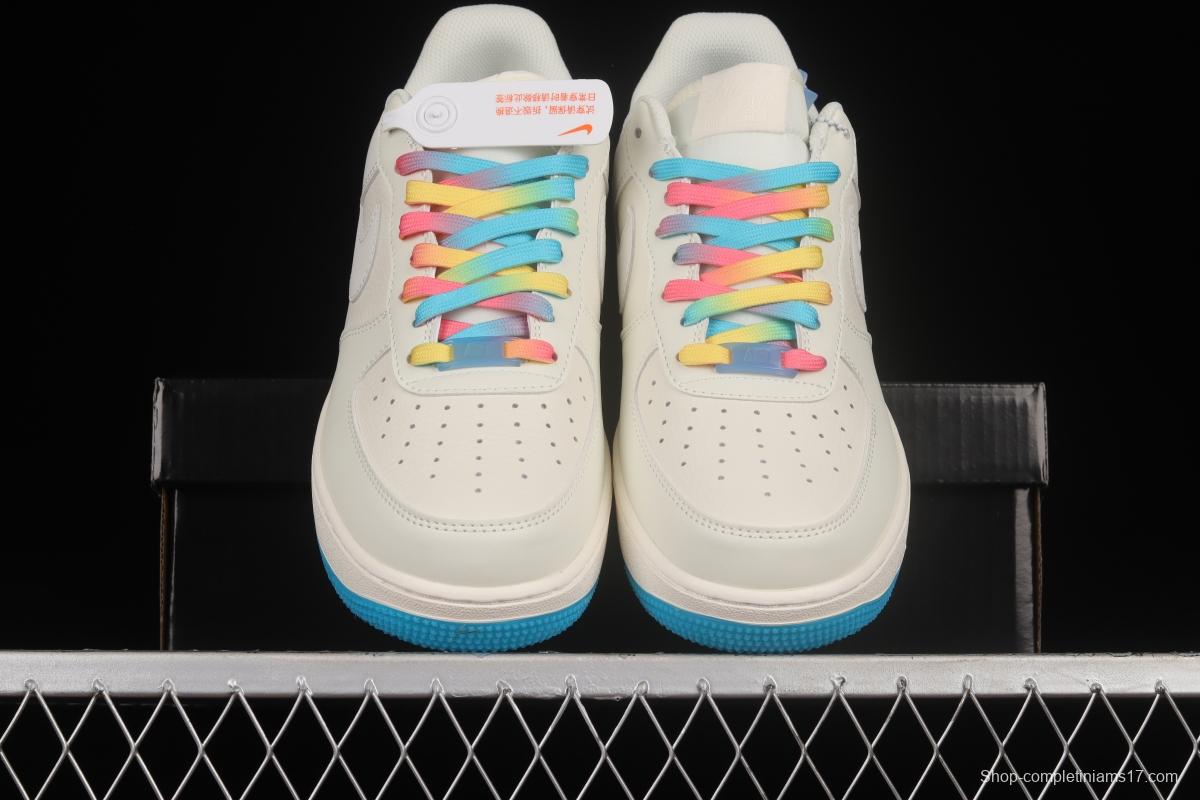 NIKE Air Force 1'07 Low Thermal Sensing Rainbow Low Casual Sneakers DD3396-131