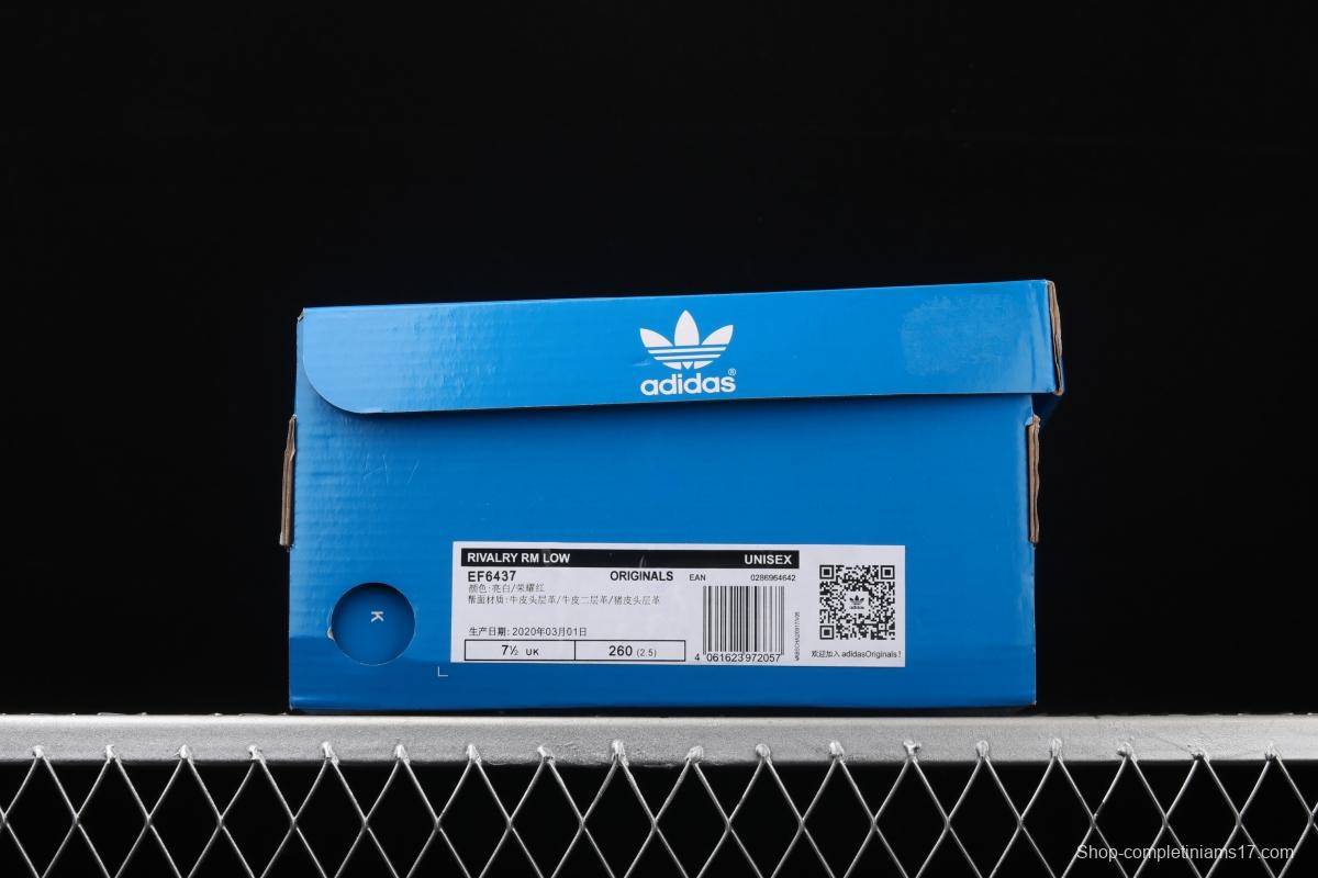 Adidas Rivalry RM Low Boost EF6437 striped casual shoes with thick soles