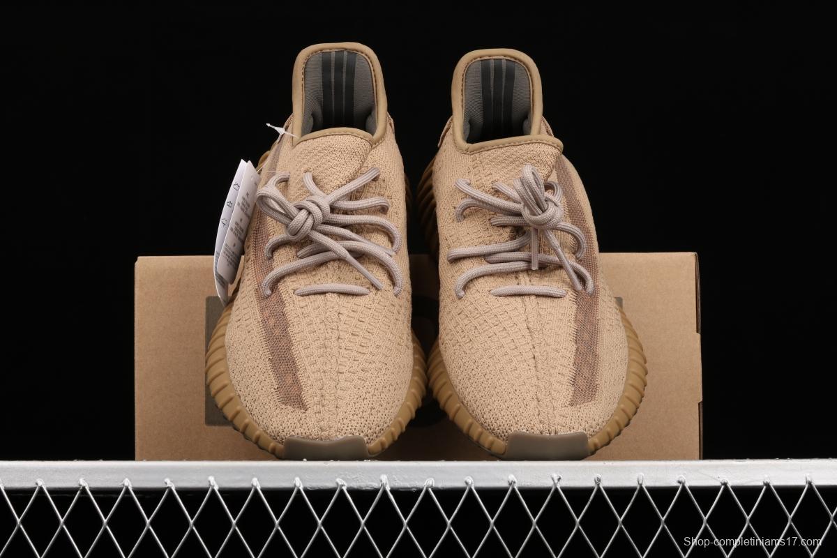 Adidas Yeezy Boost 350 V2 FX9033 Darth Coconut 350 second generation hollowed-out sesame gray angel color BASF popcorn