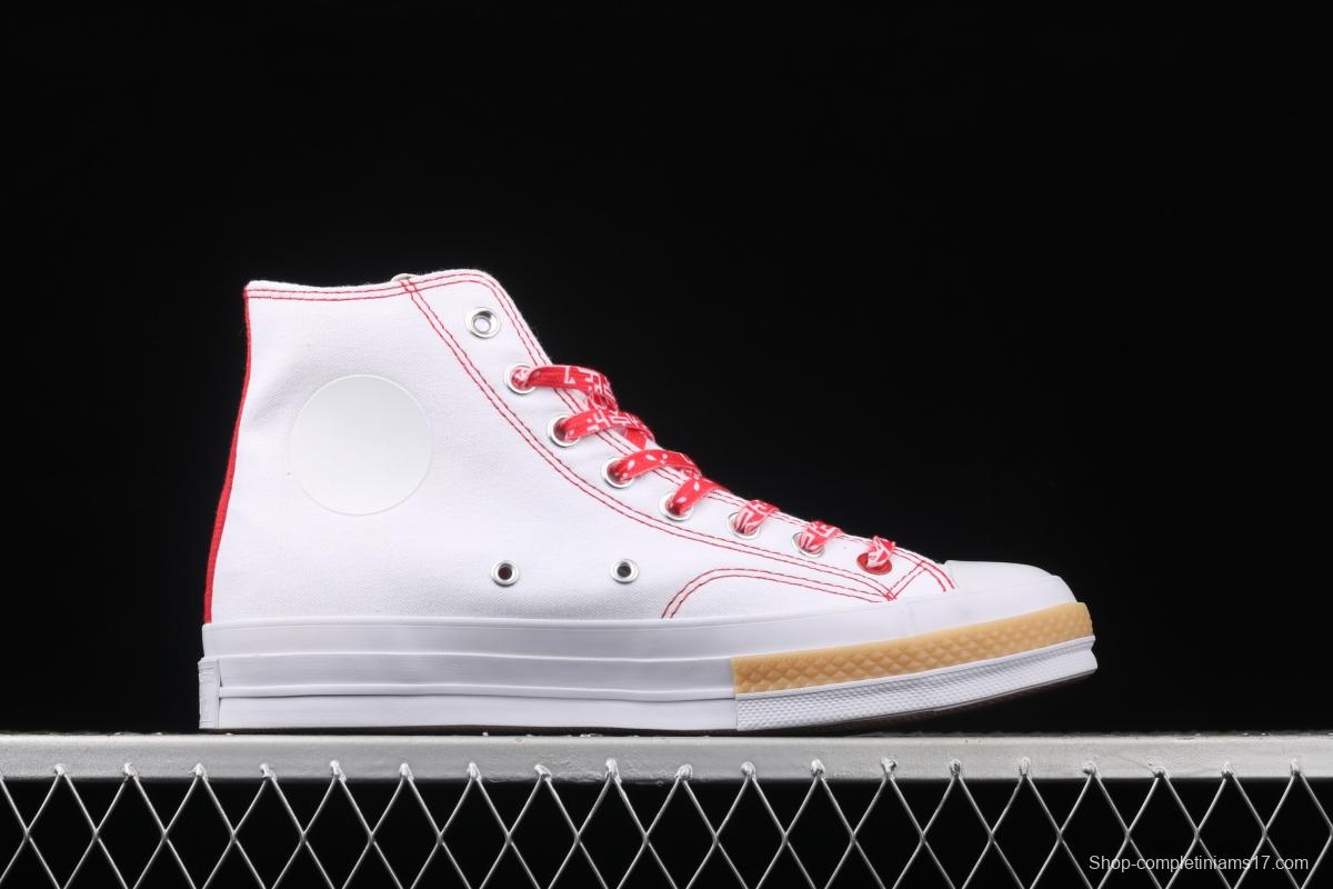 Clot x Converse Chuck 70 Hi White Converse silk dragon high top casual board shoes 171839C