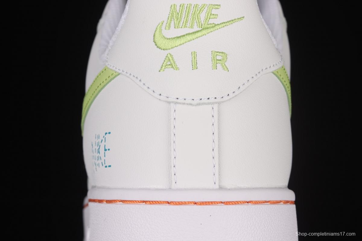 NIKE Air Force 1x07 Low electric embroidery low-top casual board shoes DN8000-100