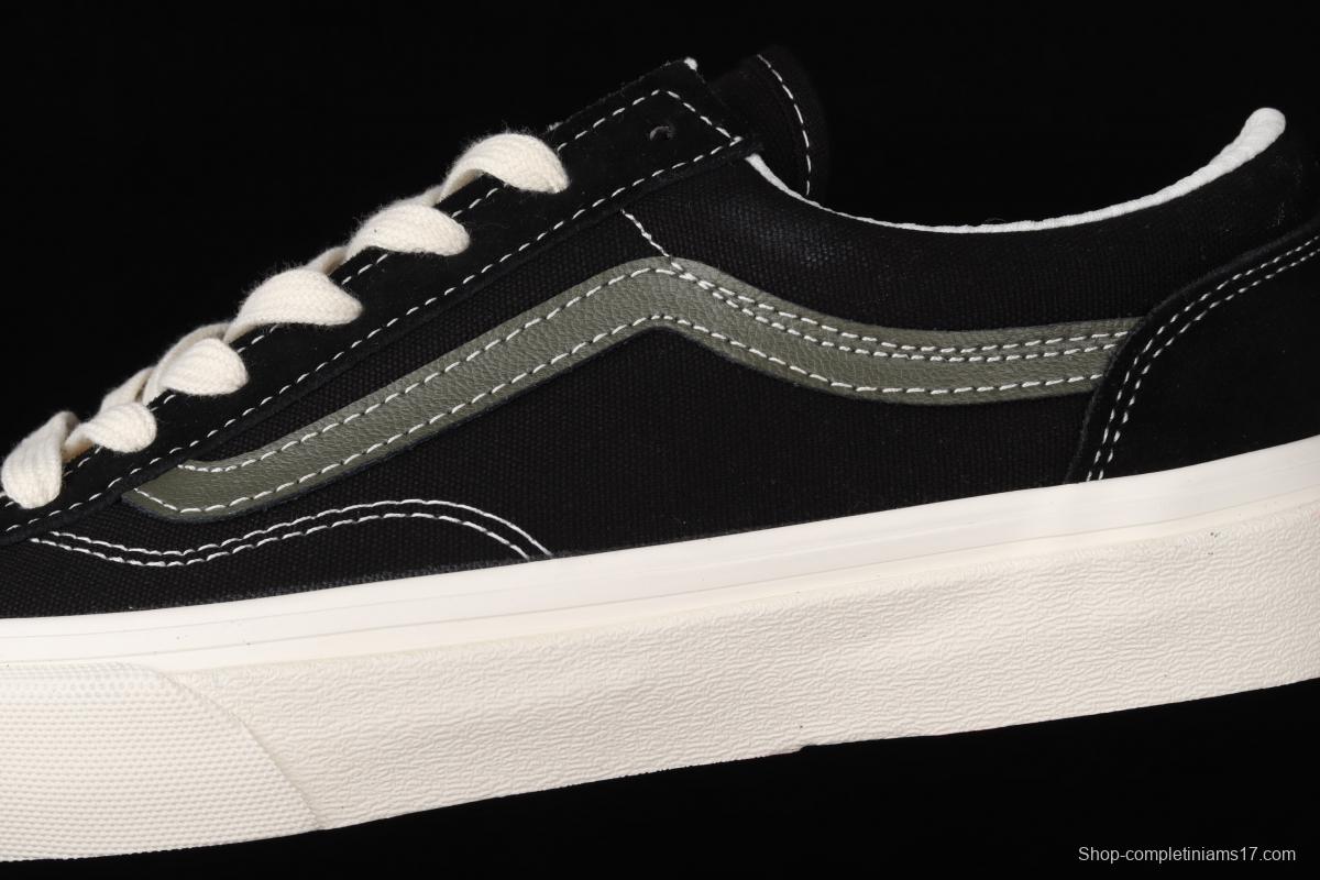 Vans Style 36 Retro black and white PEACEMINUSONE short head limited edition skateboard shoes VN0A3DZ3VTA