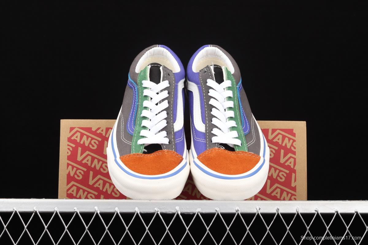 Vans Style 36 ice cream cream blue matching mandarin duck low upper board shoes VN0A54F66T7